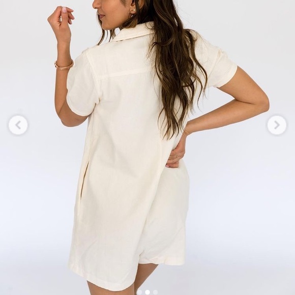 Women's Jumpsuit Short Mini Dress Romper Casual - Picture 2 of 3